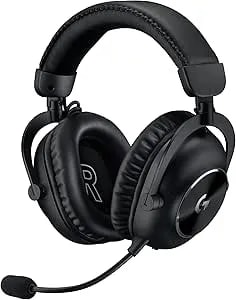 Logitech G PRO X 2 Lightspeed Wireless Gaming Headset, Detachable Boom Mic, 50mm Graphene Drivers, DTS:X Headphone 2.0—7.1 Surround, Bluetooth/USB/3.5mm Aux, For PC, PS5, PS4, Nintendo Switch - Black