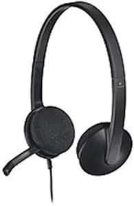 Logitech 981-000507 h340 On-Ear Headset - Binaural - Wired - Usb - Black (Renewed)