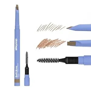 Alleyoop Swift Eyebrow All-In-1 Brow Definer With Built-In Sharpener & Spoolie Brush, Water & Smudge Resistant And Eyebrow Pencil For Women, Natural Matte Finish, Vegan, Cruelty-Free (Taupe)