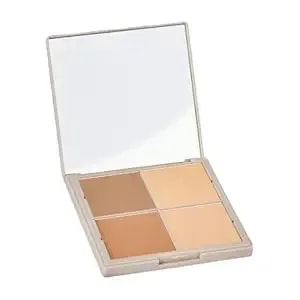 4 Colors Face Palette With Contour, Blush, Highlighter & Bronzer, Multi-Use Makeup Kit For Smooth Blending & Natural Glow