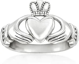 Ross-Simons Sterling Silver Claddagh Ring