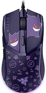 Razer Cobra Wired Gaming Mouse, 58g Lightweight, Pokemon Gengar Edition - Gen-3 Optical Switches, Chroma Rgb Lighting Underglow, 8500 Dpi Optical Sensor, 100% Ptfe Mouse Feet, Speedflex Cable