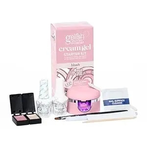 Gelish Cream Gel – Solid Soak-Off Professional Gel Polish For Salon Quality Manicure With Brush, Led Cure, Long-Lasting, High Shine, Easy Application (Blush Starter Kit)
