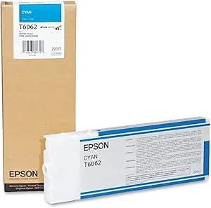 Epson Ultrachrome K3 Ink Cartridge - 220ml Cyan (T606200)