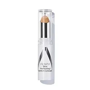 Almay Skin Perfecting Comfort Concealer, Face Makeup, Full Coverage, Natural Looking Finish, Cruelty-Free, Hypoallergenic, Dermatologist Tested, 200 Tan, 1 Count