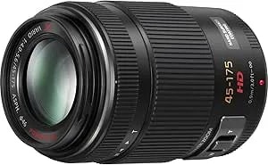 Panasonic Lumix G X Vario Power Zoom Lens, 45-175mm, f4.0-5.6 Asph, Mirrorless Micro Four Thirds, Power Optical I.S, H-ps45175k (Usa Black)