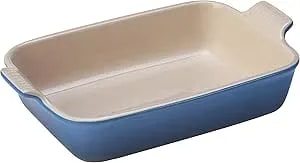 Le Creuset Stoneware Heritage Rectangular Dish, 2.5 Qt. (10.5" X 7"), Marseille