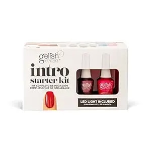 Gelish Mini Intro Starter Kit – Gel Nail Kit, Everything You Need For A Salon-Quality, Long-Lasting, Chip-Free Results, Gel Manicure At Home.