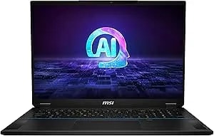 Msi Stealth 18 Ai Studio 18” 240hz Qhd+ Gaming Laptop: Intel Ultra 9-185h, Nvidia Geforce Rtx 4080, 32gb ddr5, 1tb Nvme Ssd, Cooler Boost 5, Win 11: Black a1vhg-019us