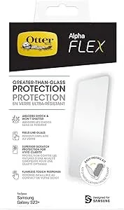 Otterbox Alpha Flex Screen Protector For Galaxy S23+, Flawless Touch Response, Fingerprint Resistant, Precision Fit, Vibrant Clarity