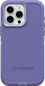 Otterbox Iphone 15 Pro Max (Only) - Defender Series Case - Mountain Majesty (Purple) - Case Only - Screenless - Rugged & Durable - With Port Protection - Non-Retail Packaging