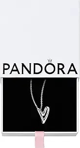 Pandora Essence Organically Shaped Heart Pendant Necklace - Gift For Women - Includes Gift Box
