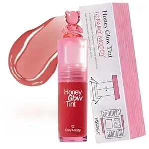 Passioncat Honey Glow Tint, 5-In-1 Lip Gloss Treatment — Non-Sticky, Plumping Shine, Sheer Color — Hydrating Lip Balm, Gloss & Mask In One — With Hyaluronic Acid & Botanicals (02# Fairy Moody)