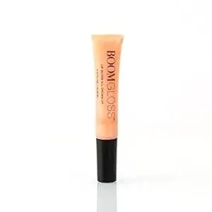 Boom Gloss ™ Non-Sticky, Hydrating Lipgloss For Radiant Shine, Moisturizing Lip Gloss With Olive Squalene, Rosehip Oil, Kukui Seed Oil, Sheer, Natural Finish - Peach Nude Tint