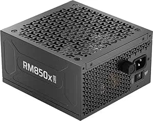 Corsair rm850x Shift (2025) Fully Modular Atx Power Supply – Modular Side Interface, Native 12v-2x6 Cable, Atx 3.1 & Pcie 5.1, Fan-Speed Control, 105°C-Rated Capacitors, Cybenetics Gold – Black