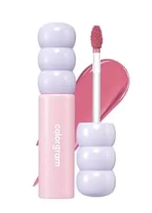 Colorgram Fruity Glass Tint 07 Shy Guava - Korean Long Lasting & Waterproof Lip Stain - Glossy Lip Gloss With Lovely Soft Pink Shade - Buildable, Blendable, Moisturizing, Non-Sticky - 0.11 Oz