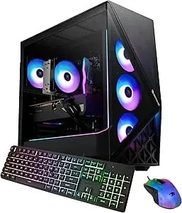 Ibuypower Slate Black Gaming Pc Desktop Computer Amd Ryzen 5 8400f Cpu, Nvidia Geforce Rtx 5060ti 8gb Gpu, 16gb ddr5 Rgb 5200mhz Ram, 1tb Nvme Ssd, Windows 11 Home, Keyboard, Mouse - sba5n56t01