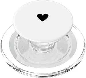 Popsockets Phone Grip – Heart Popsocket - B&W Heart Popsockets Popgrip For Magsafe