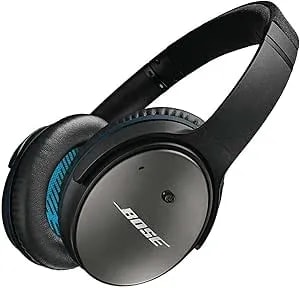 Bose Quietcomfort 25 Acoustic Noise Cancelling Headphones For Apple Devices, Black (Renewed)