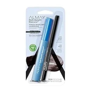 Almay Multi-Benefit Mascara And Eyeliner Duo Value Pack (Packaging May Vary), Black Brown
