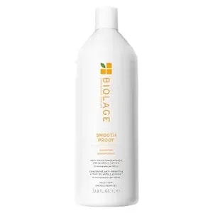 Biolage Smooth Proof Shampoo - Gently Cleanses And Adds Shine, Nourishes, Moisturizes & Tames Frizz, For All Frizzy Hair Types, With Camellia Oil & Glycerin, Vegan & Paraben-Free, 33.8 Fl Oz