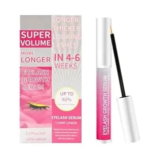 Eyelash Serum To Grow Lashes & Brows – Eye Lash Serum For Eyelash Growth Natural Formula Advanced – Rapid Enhancing Lash Growth Eyebrow Boost(8ml)