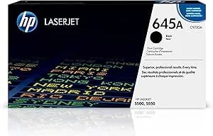 Hp 645a Black Toner Cartridge - Works Color Laserjet 5500, 5550 Series - c9730a