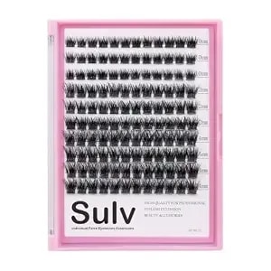 Sulv 144pcs Lash Clusters Wispy Lash Clusters, Manga Individual Eyelash Extensions, 10-16mm D Curl, Natural Clusters With Soft Thin Band, Diy At Home, Beginner-Friendly(Black-10mm)