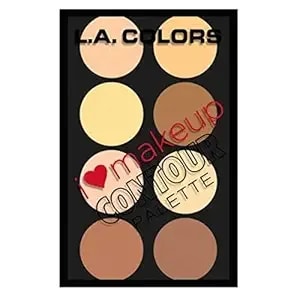 L.A. Colors I Heart Makeup Contour Palette c30352
