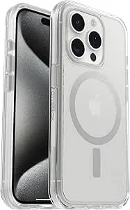 Otterbox Iphone 15 Pro (Only) Symmetry Series Clear Case - (Clear), Snaps To Magsafe, Ultra-Sleek, Raised Edges Protect Camera & Screen (Ships In Polybag, Ideal For Business Customers)