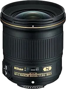 Nikon AF-S FX Nikkor 24mm F/1.8G ED Fixed Lens With Auto Focus For Nikon DSLR Cameras