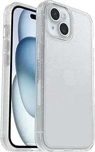 Otterbox Iphone 15, Iphone 14, And Iphone 13 Symmetry Clear Series Case - Stardust(Clear/Glitter), Ultra-Sleek, Wireless Charging Compatible, Raised Edges Protect Camera & Screen