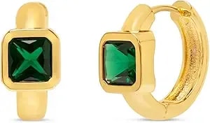 Martha Stewart Gold Huggie Hoop Earrings