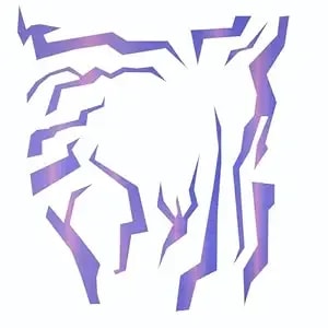 Purple Ombre Temporary Patterns Tattoo – Realistic Waterproof Body Art For Cosplay, Halloween, And Party Makeup (5 Pcs)