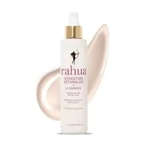 Rahua Hydration Detangler + Uv Barrier - Leave-In Spray For All Hair Types - Vegan Heat Protectant And Anti-Frizz Mist With Morete Oil, Sacha Inchi And Mango - Color Safe - 6.5 Fl Oz