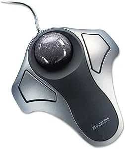 Kensington Orbit Optical Trackball Mouse, Usb 2.0, Left/Right Hand Use, Black/Silver