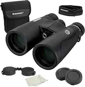Celestron–Nature Dx Ed 10x50 Premium Binoculars –Extra-Low Dispersion Objective Lenses –Outdoor And Birding Binocular–Fully Multi-Coated With Bak-4 Prisms–Rubber Armored – Fog & Waterproof Binoculars