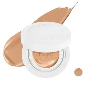 Parnell Cicamanu Serum Cushion - Moisturizing Foundation For Soothing, Coverage, Glass Skin And Lightweight For Sensitive And Dry Skin Pearl Skin (0.52 Fl Oz) (30n)