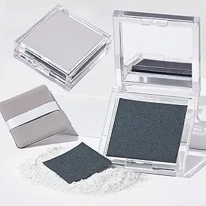 Oil Blotting Paper With Powder - 100 Sheets With Mirror, Puff & Refills, Absorbs Excess Face Oil, Controls Shine, Gentle For Makeup Use