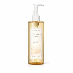 Centella Cleansing Oil For Face Eyes & Lips, Lightweight Makeup Remover, Fast-Emulsifying Oil Cleanser For Sunscreen Daily Makeup & Impurities, 3.38 Fl Oz