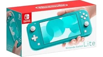 Nintendo Switch Lite Console – (Japanese Version) - Handheld Gaming System - Compact & Lightweight - Region-Free - Built-In Controls - Great For Travel & Kids - Japanese Packaging (Turquiose)