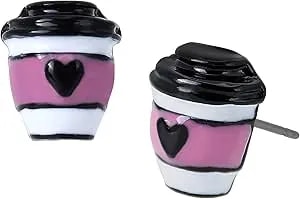 Betsey Coffee Cup Stud Earrings