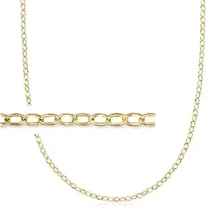 Ross-Simons Italian 14kt Yellow Gold Oval-Link Necklace