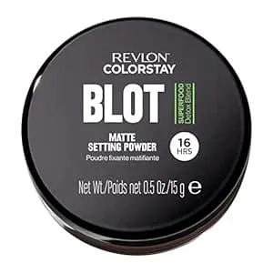 Revlon Colorstay Blot Face Makeup Setting Powder, Mattifying, Blurring & Oil Absorbing, Absorbs Sebum, Blurs Imperfections And Reduces Pore Appearance, 0.5 Oz