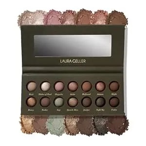 Laura Geller New York The Delectables Earthy Essentials Baked Eyeshadow Palette - 14 Pigmented Eyeshadows Blendable Natural Look