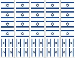 40 Tattoos: Israeli Flag, Israel Party Favors