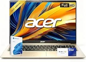 Acer Aspire 15.6" Fhd Laptop, Intel Celeron n4500, 8gb Ram, 128gb Ssd, Windows 11, Wifi, Hdmi, Thin & Lightweight Portable Student Laptop For School, Work & Everyday Use