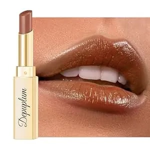 Depuplum Brown Lipstick For Women Moisture Lip Gloss Tinted Lip Balm Sheer Lipsticks For Mother'S Day Nourishing Hydrate Glossy Lipstick For Dry Lips (dm72 Brown)