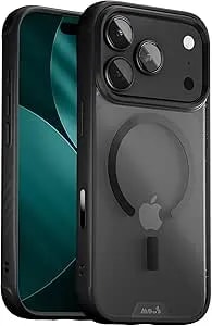 Mous For Iphone 17 Pro Case Clear, Compatible With Magsafe [Camera Control Cover] - Clarity - Anti-Yellowing Shockproof Cover For Iphone 17 Pro - Scratch Resistant Crystal Clear & Slim Design