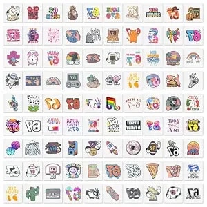 90 Pcs 6 7 Temporary Tattoos Stickers 6 7 Birthday Decorations,Six Seven Themed Tattoos Stickers Party Decoration Supplies For Adults